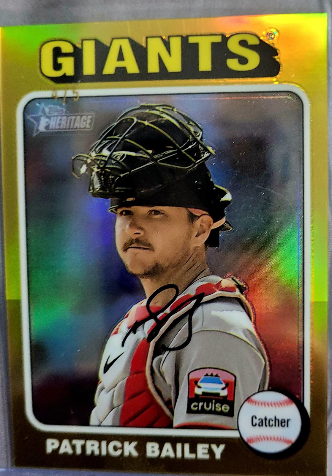 Patrick Bailey [Gold Chrome] #403
