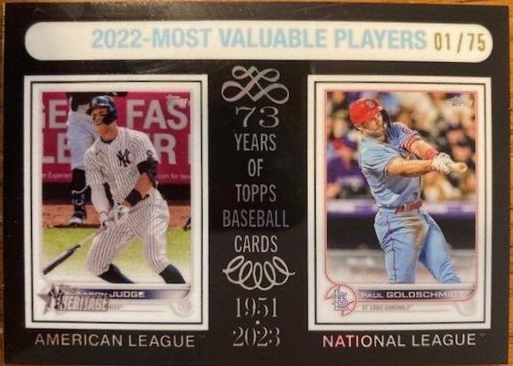 Paul Goldschmidt / Aaron Judge [Black Chrome] #212