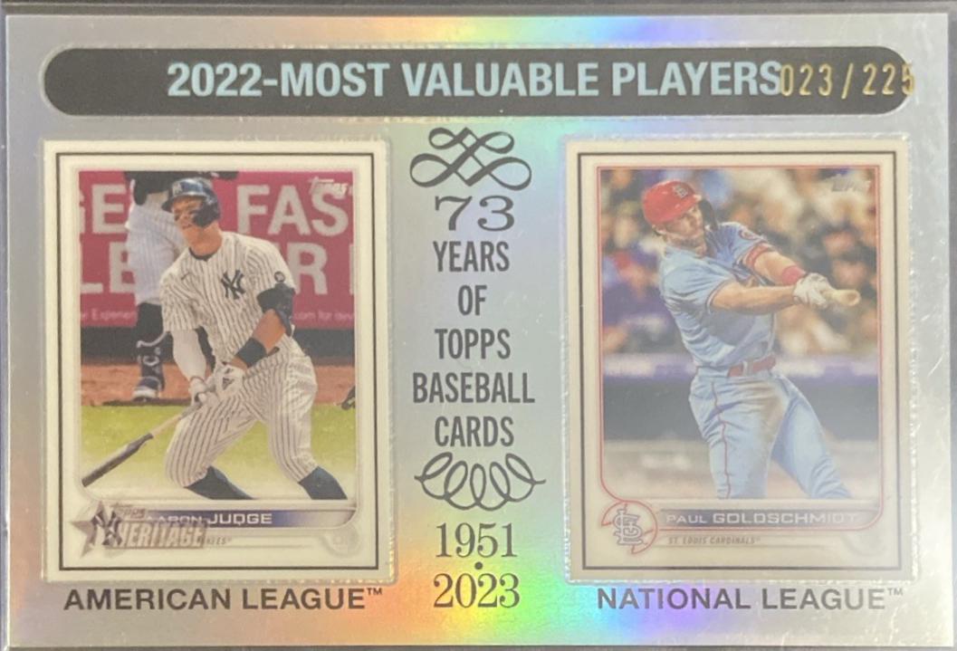 Paul Goldschmidt / Aaron Judge [Silver Chrome] #212