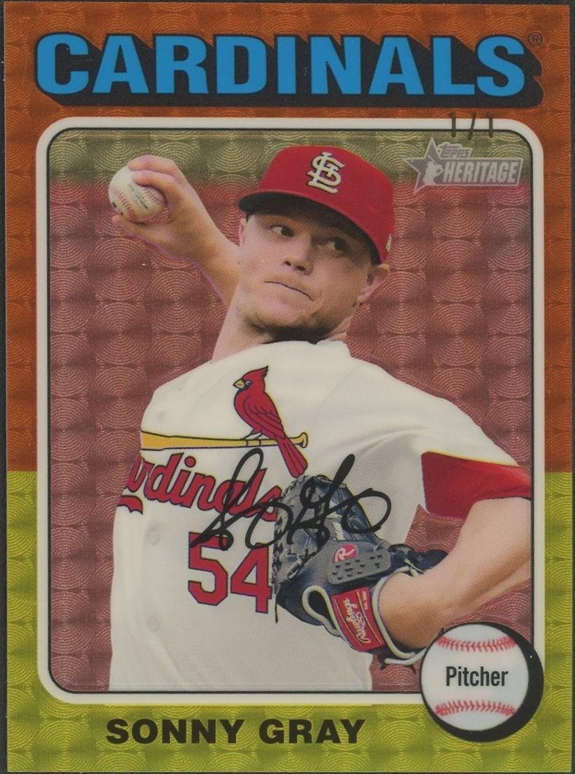 Sonny Gray [Superfractor Chrome] #76