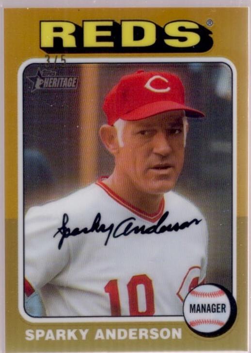 Sparky Anderson [Gold Chrome] #111