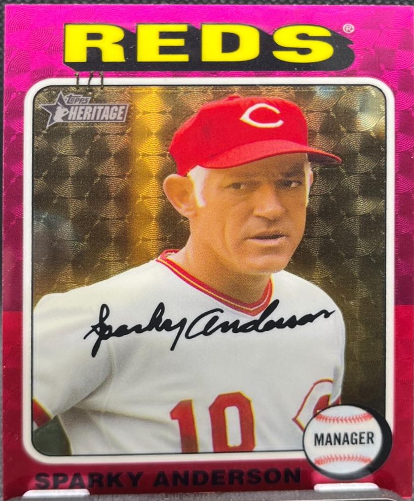 Sparky Anderson [Superfractor Chrome] #111