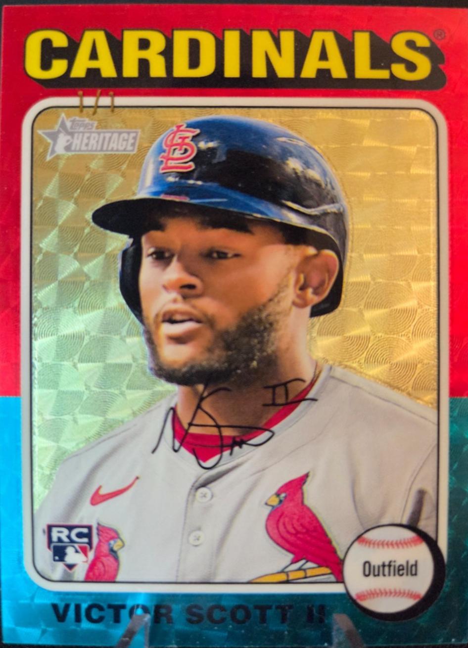 Victor Scott II [Superfractor Chrome] #667