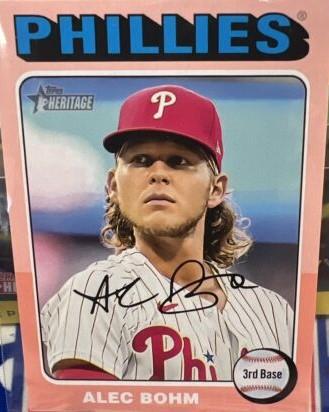 Alec Bohm [Pink Autograph] #469