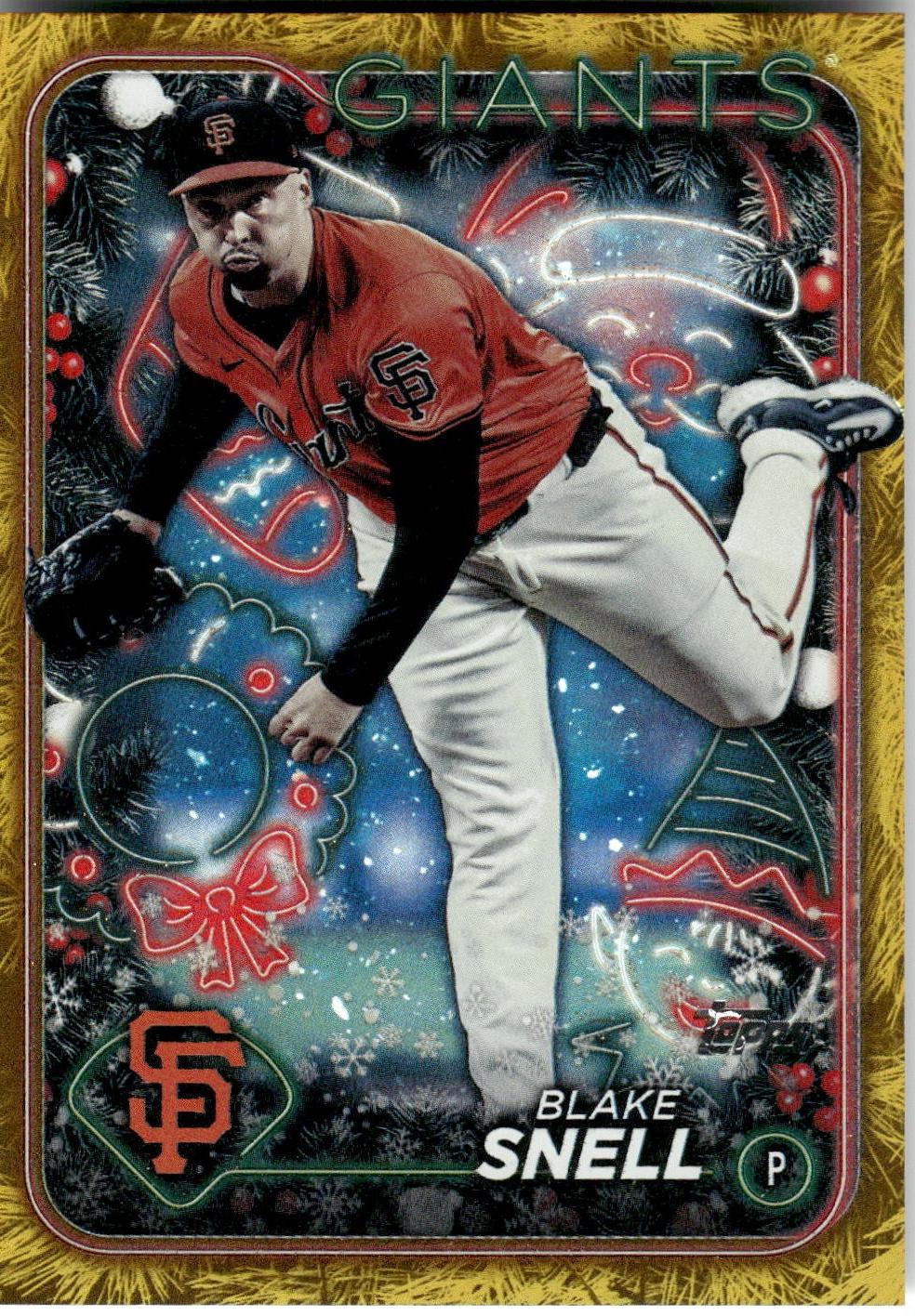 Blake Snell [Golden Metallic Holiday Tree] #H21