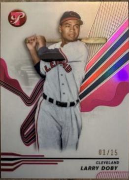 Larry Doby [Pink Refractor] #25