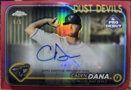 Caden Dana [Red Autograph] #PD-58