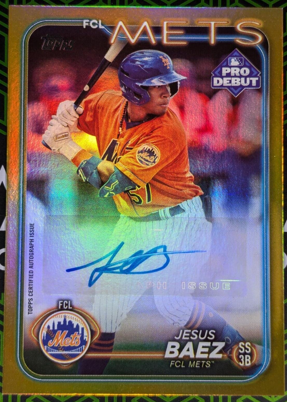 Jesus Baez [Gold Autograph] #PD-187