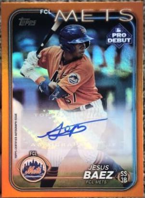 Jesus Baez [Orange Autograph] #PD-187