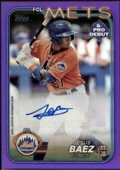 Jesus Baez [Purple Foil Autograph] #PD-187