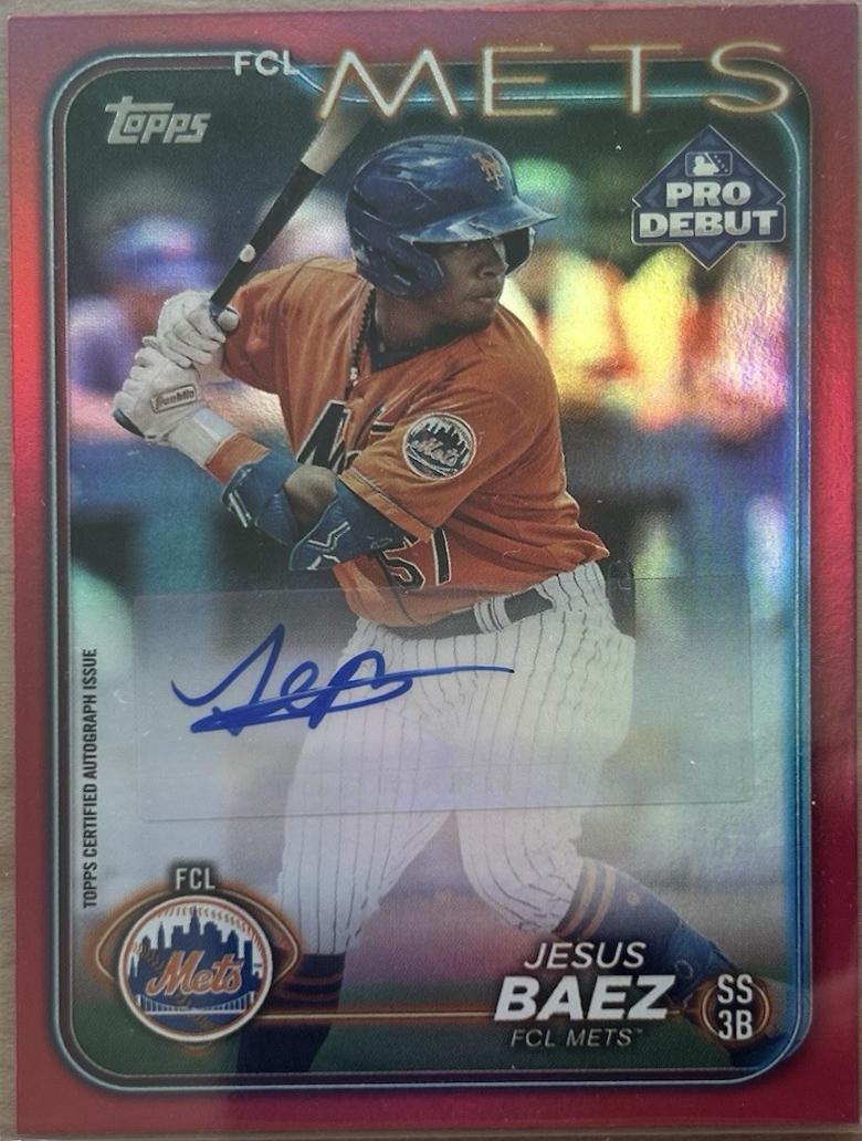 Jesus Baez [Red Autograph] #PD-187