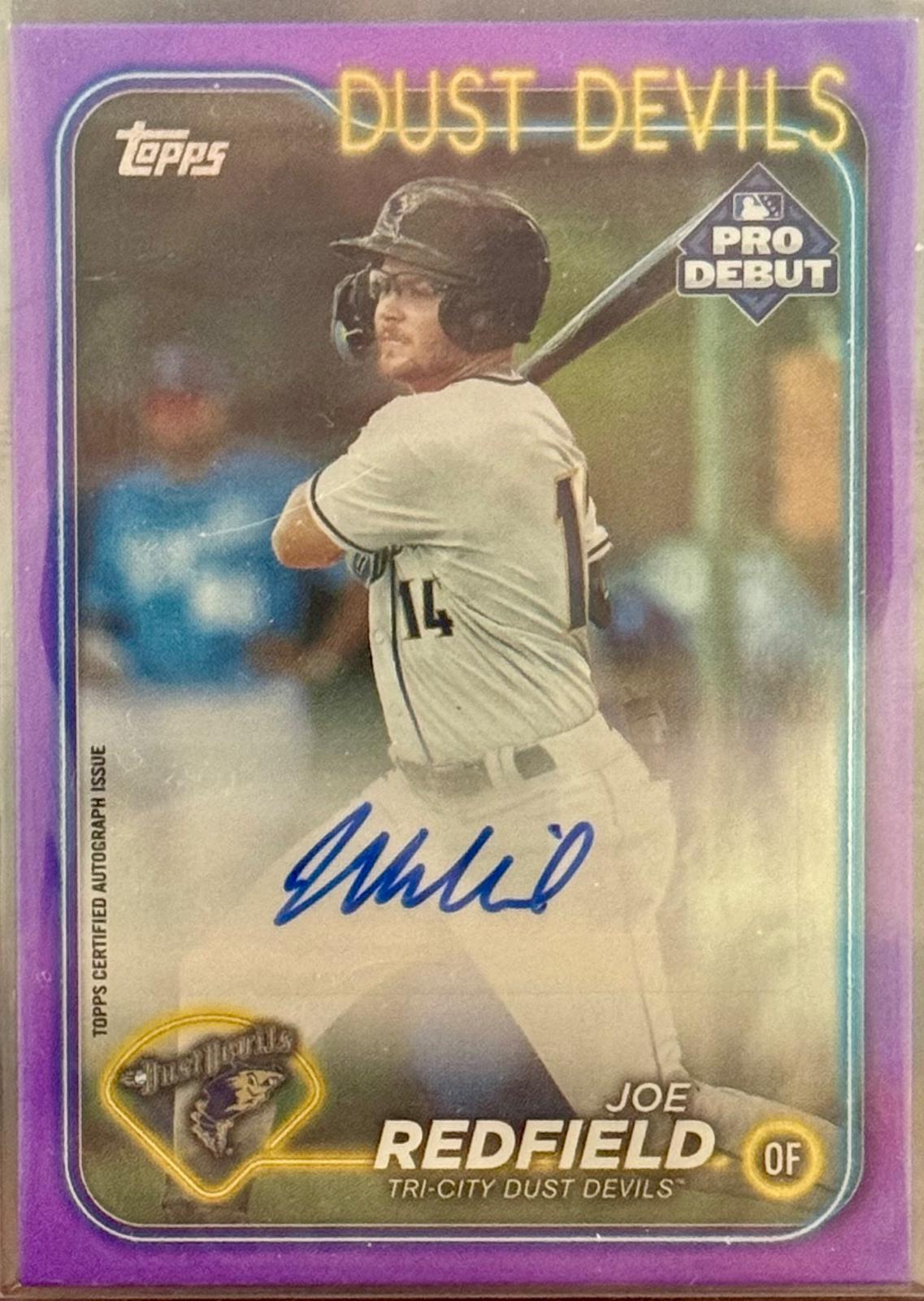 Joe Redfield [Purple Foil Autograph] #PD-5
