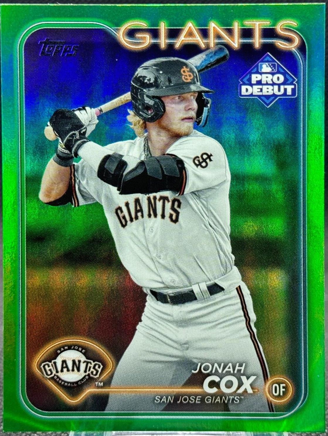 Jonah Cox [Green Foil] #PD-61