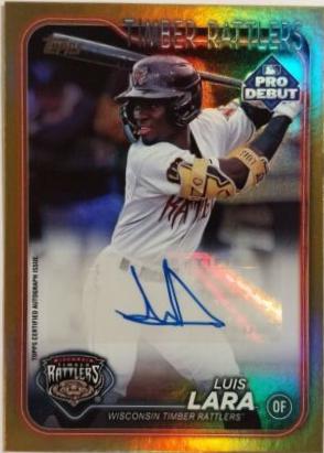 Luis Lara [Gold Autograph] #PD-13