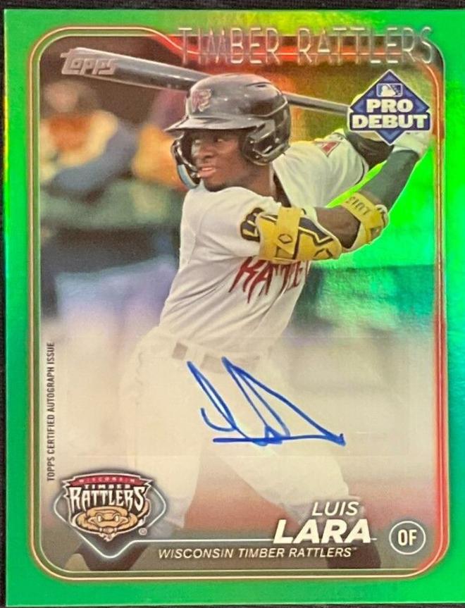 Luis Lara [Green Autograph] #PD-13