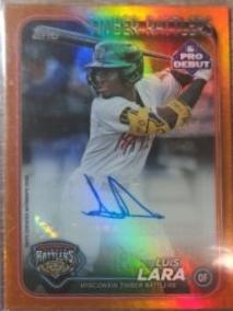 Luis Lara [Orange Autograph] #PD-13