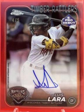 Luis Lara [Red Autograph] #PD-13