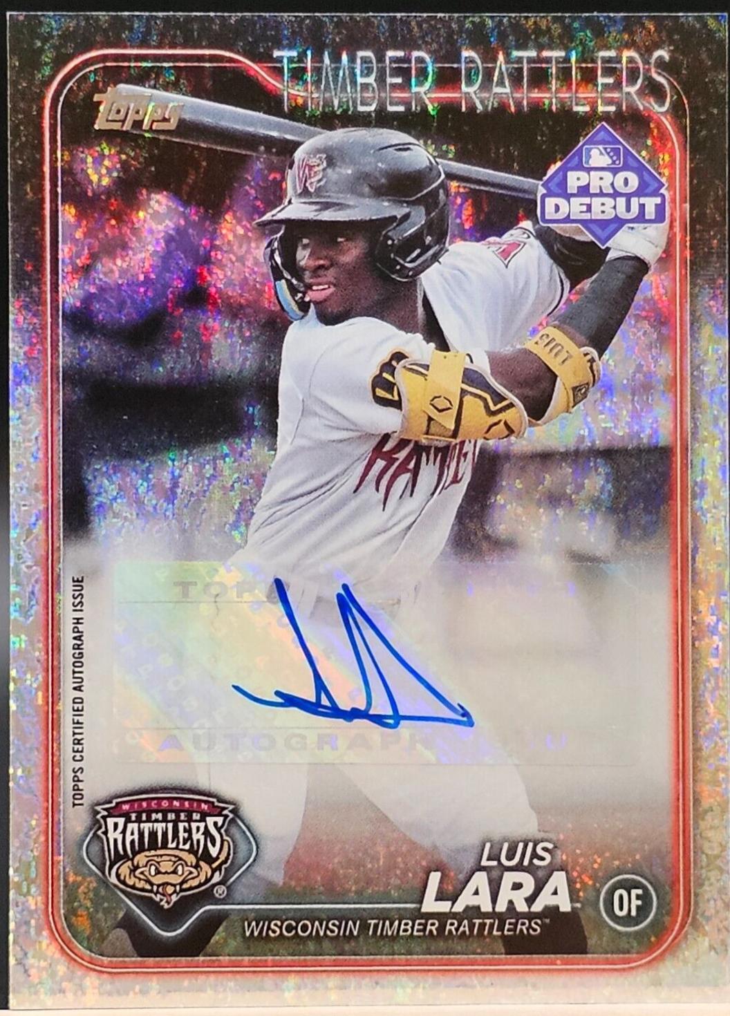 Luis Lara [Sparkle Foil Autograph] #PD-13