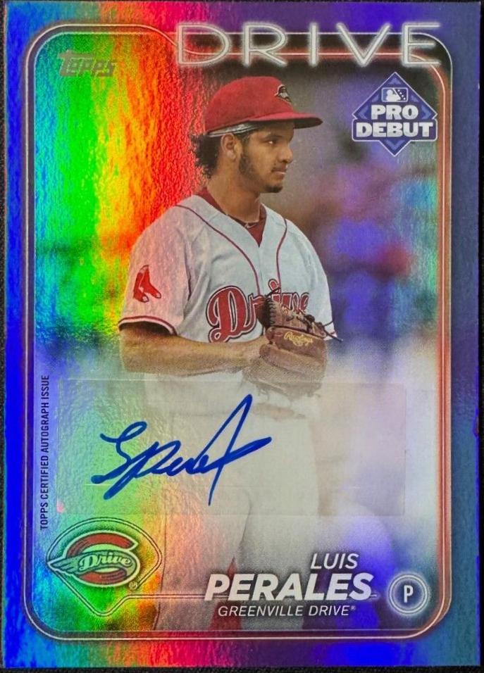 Luis Perales [Purple Foil Autograph] #PD-43