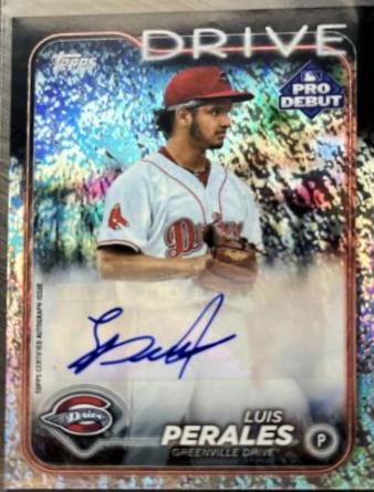 Luis Perales [Sparkle Foil Autograph] #PD-43