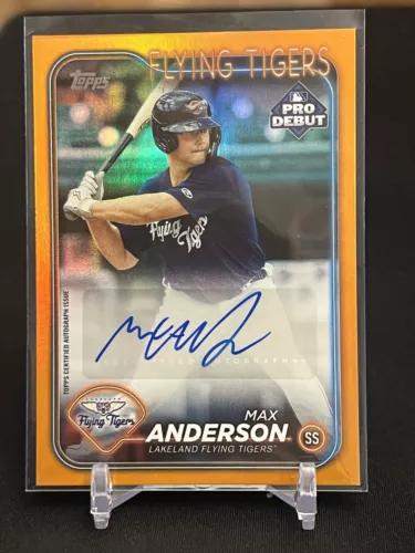 Max Anderson [Gold Autograph] #PD-173