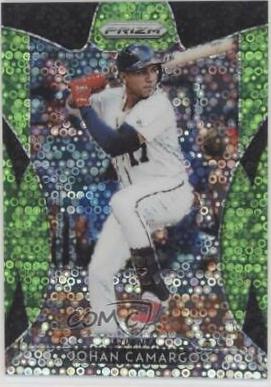 Johan Camargo [Lime Green Donut Circles Prizm] #273