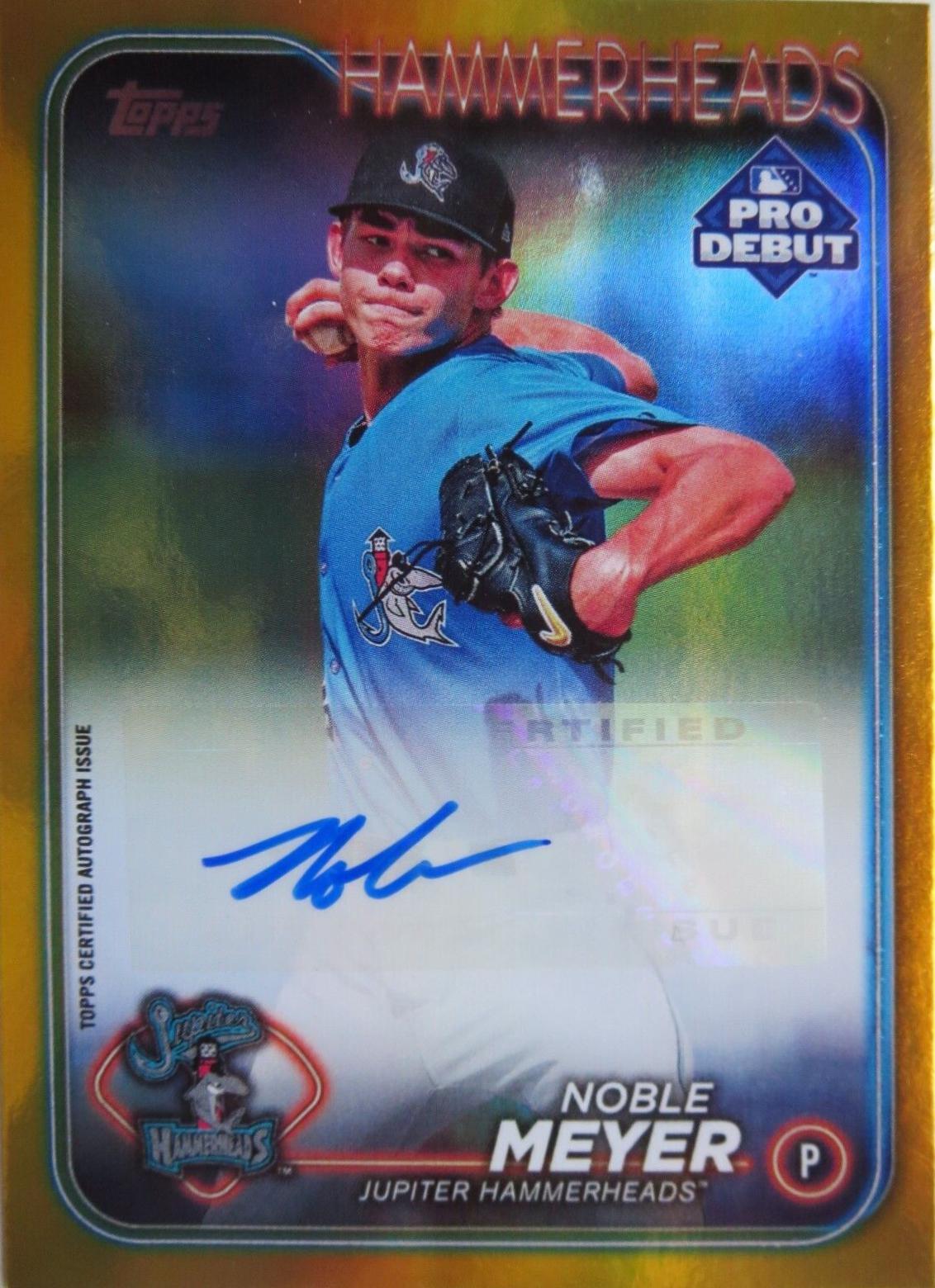Noble Meyer [Gold Autograph] #PD-17