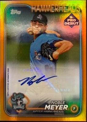 Noble Meyer [Orange Autograph] #PD-17