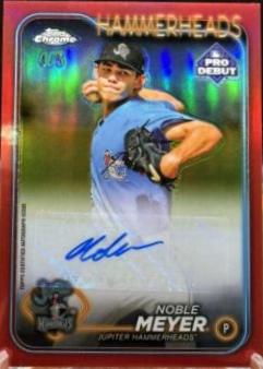 Noble Meyer [Red Autograph] #PD-17