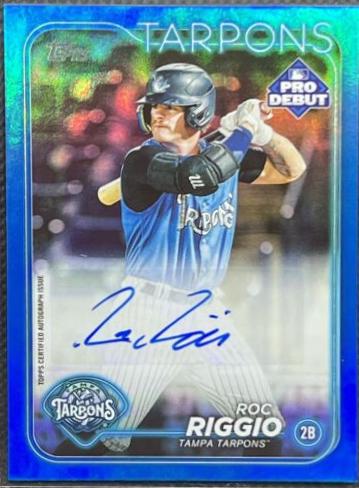 Roc Riggio [Blue Autograph] #PD-112