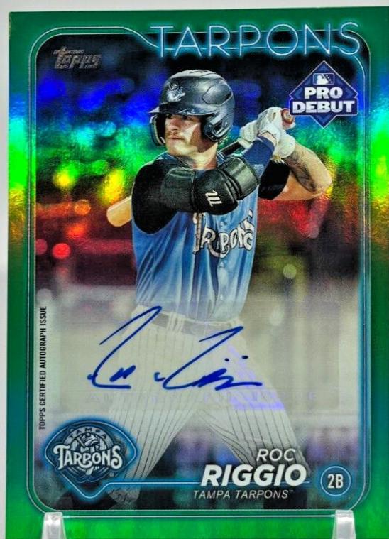 Roc Riggio [Green Autograph] #PD-112