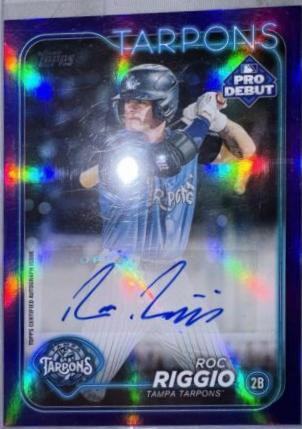 Roc Riggio [Purple Foil Autograph] #PD-112