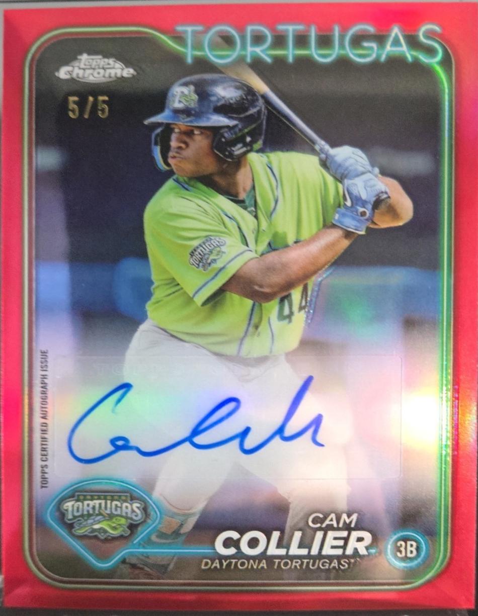 Cam Collier [Red Refractor Autograph] #PDC-115