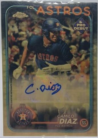 Camilo Diaz [Superfractor Autograph] #PDC-182