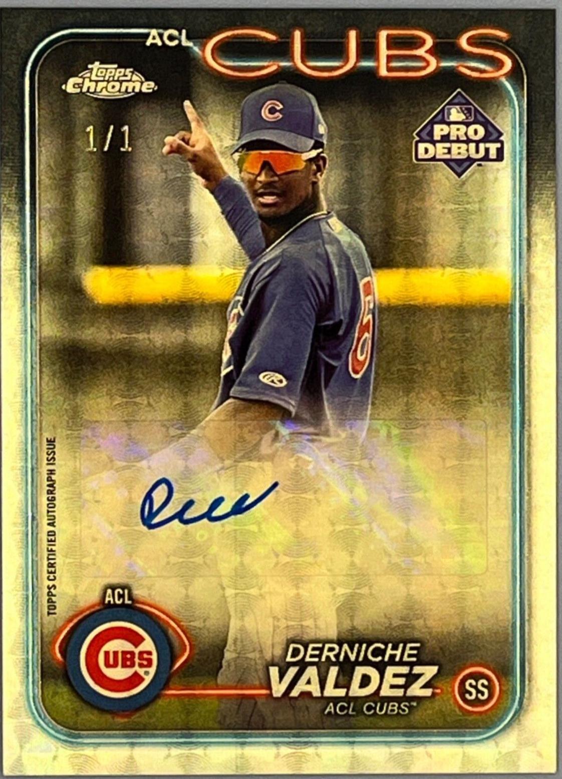 Derniche Valdez [Superfractor Autograph] #PDC-126
