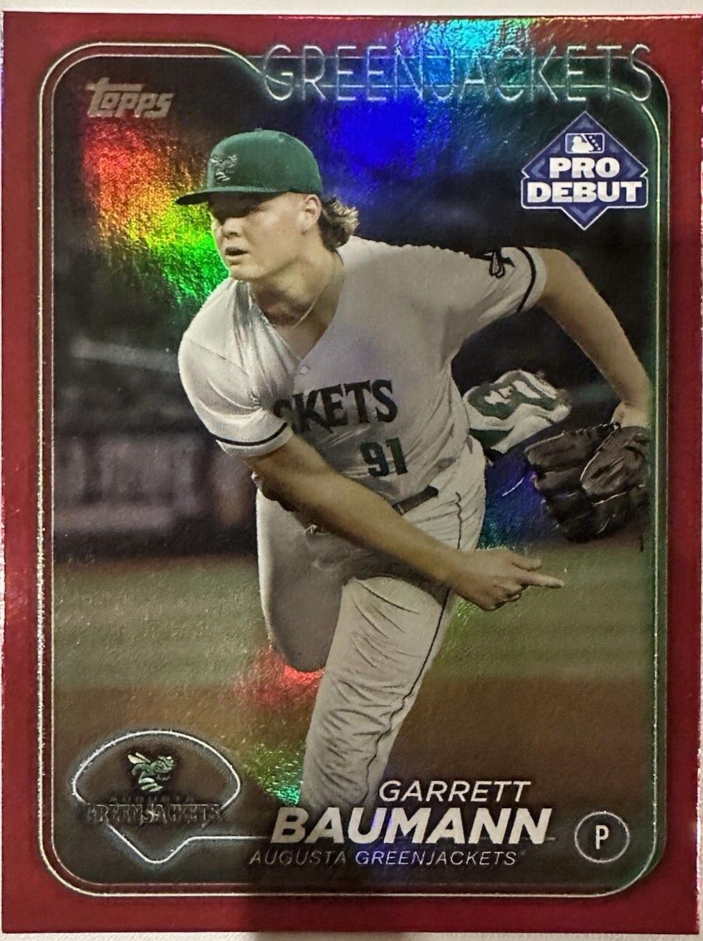 Garrett Baumann [Red Refractor] #PDC-4