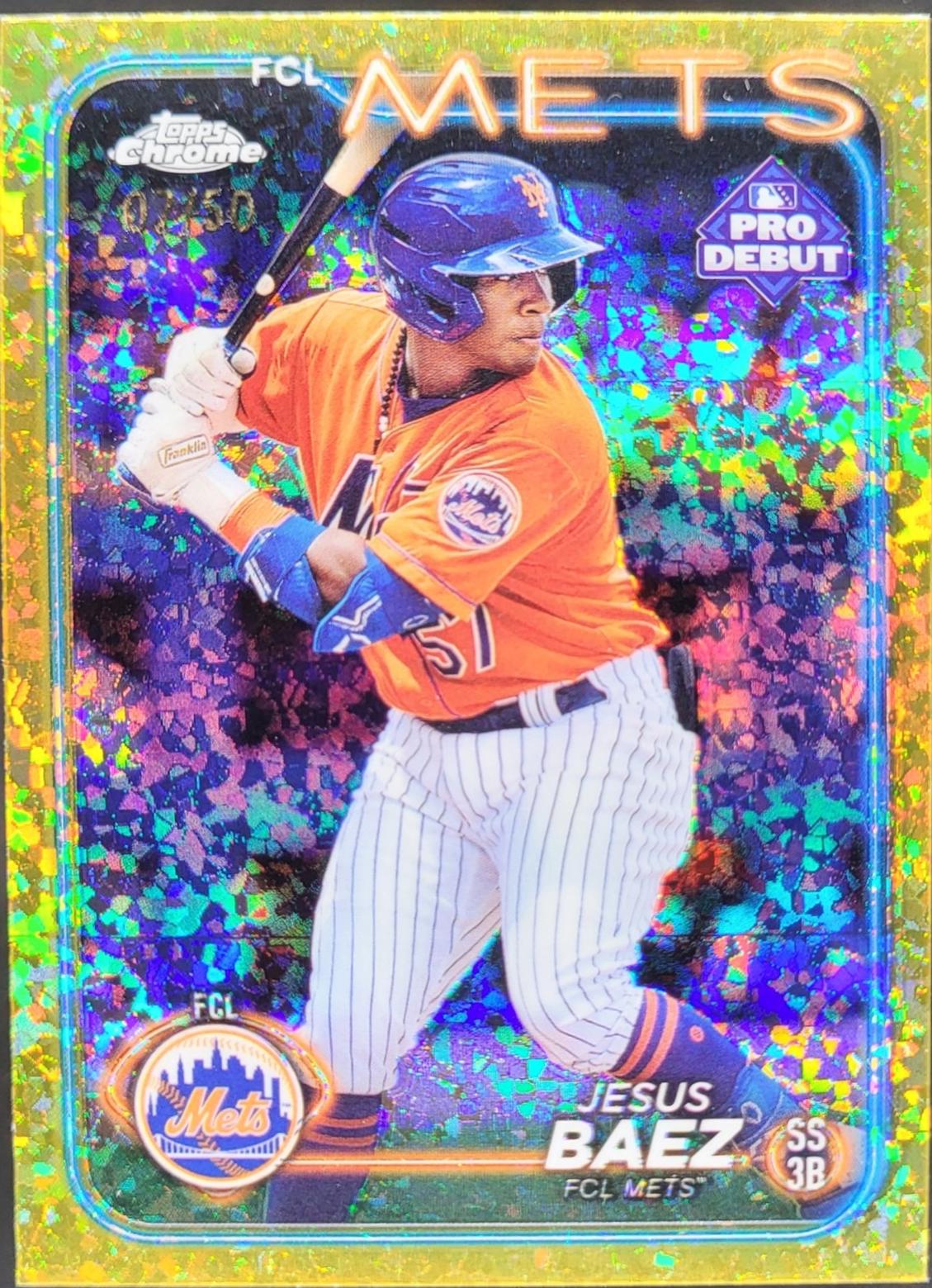 Jesus Baez [Gold Mini-Diamond Refractor] #PDC-187