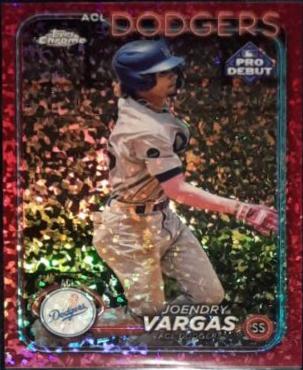Joendry Vargas [Red Refractor Autograph] #PDC-55