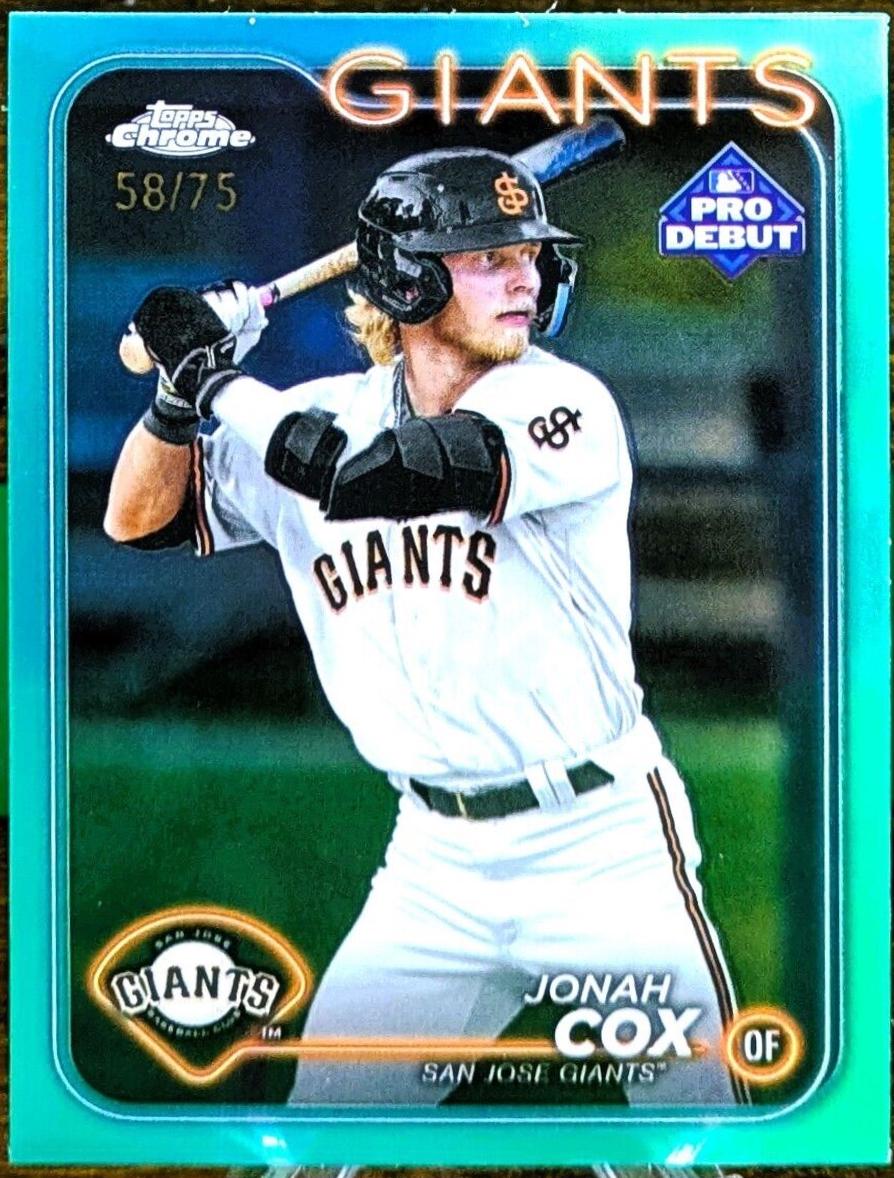 Jonah Cox [Aqua Refractor] #PDC-61