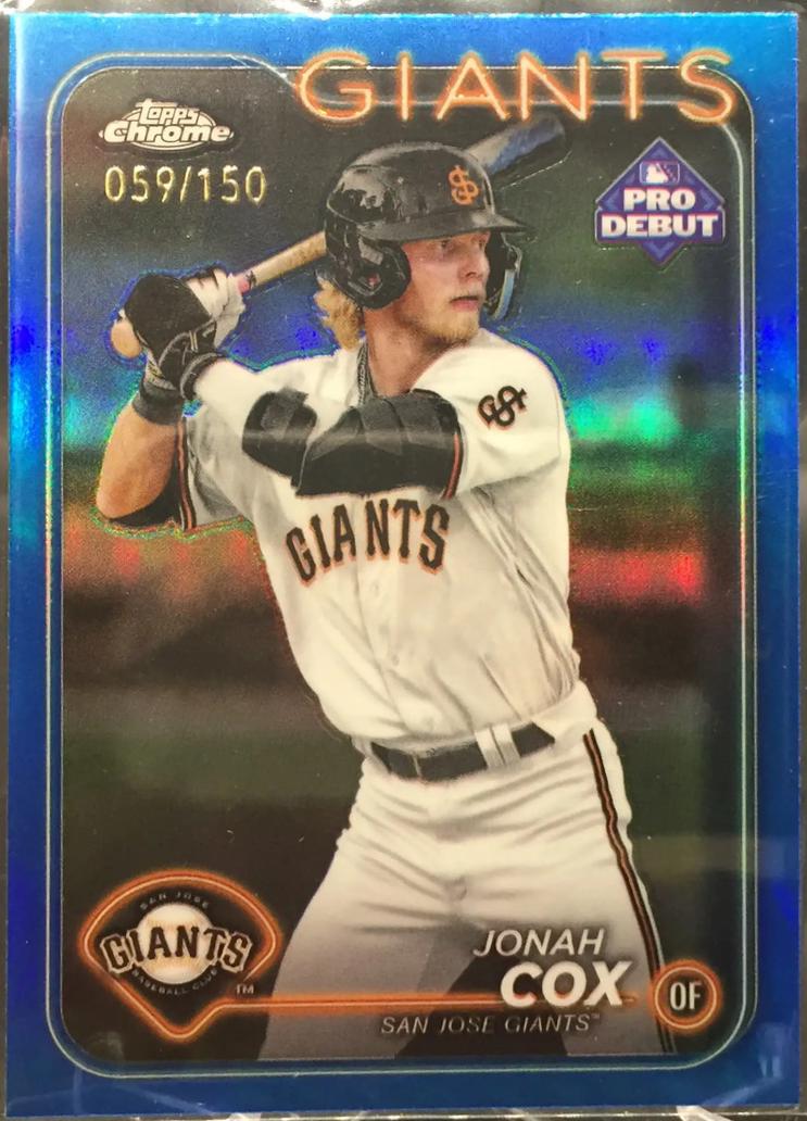 Jonah Cox [Blue Refractor] #PDC-61