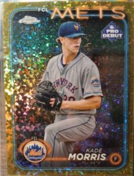 Kade Morris [Gold Mini-Diamond Refractor Autograph] #PDC-129