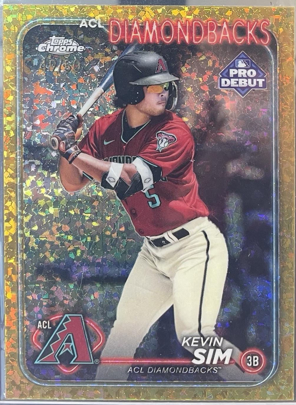 Kevin Sim [Gold Mini-Diamond Refractor] #PDC-184