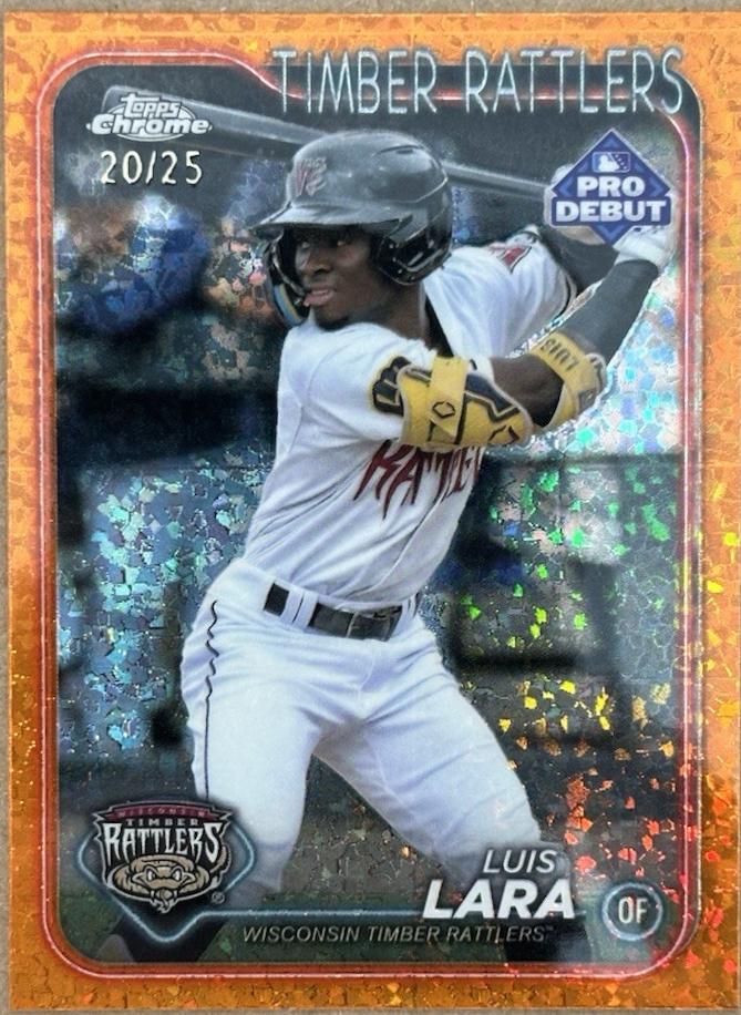 Luis Lara [Orange Mini-Diamond Refractor] #PDC-13
