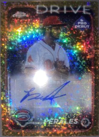 Luis Perales [Gold Mini-Diamond Refractor Autograph] #PDC-43