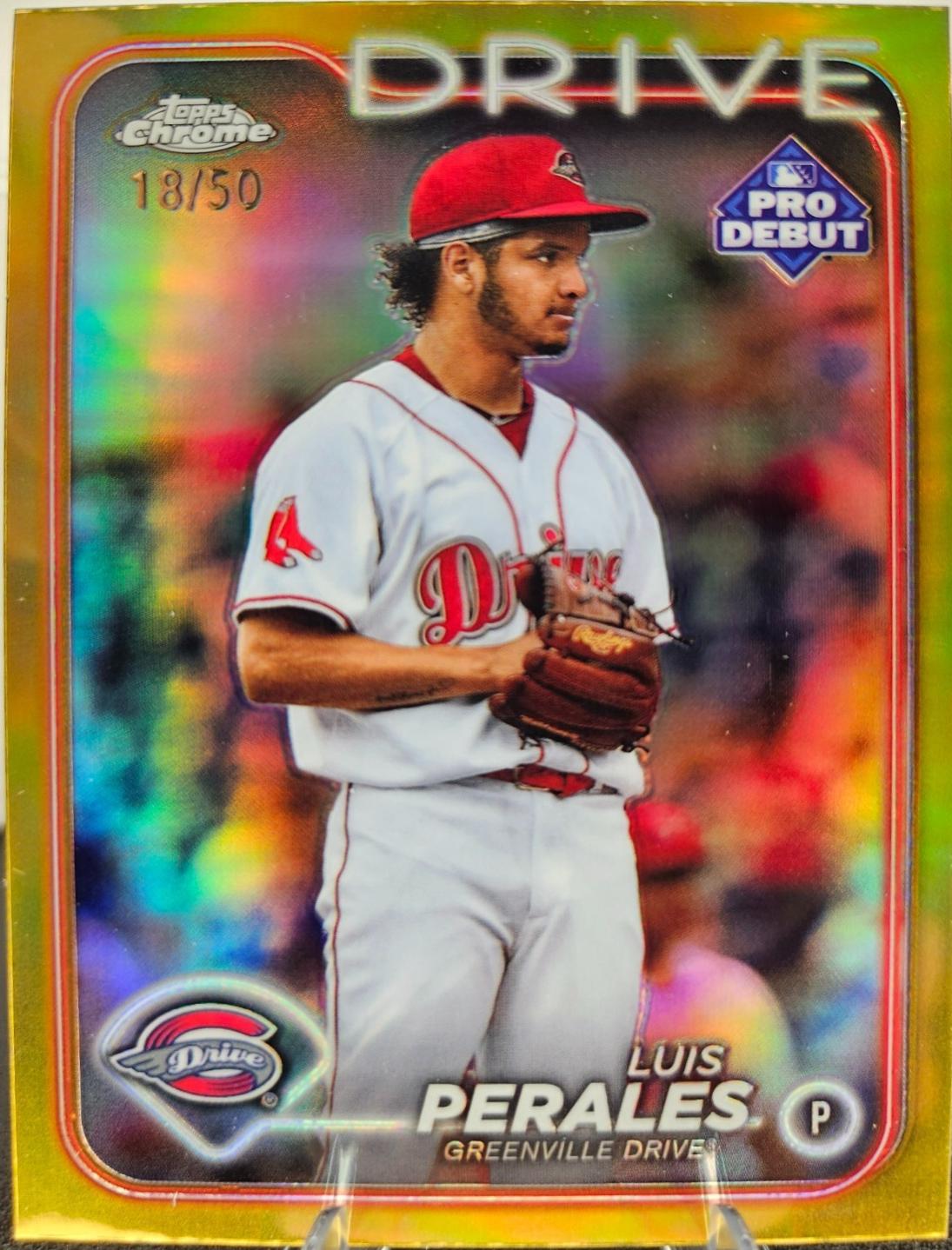 Luis Perales [Gold Refractor] #PDC-43