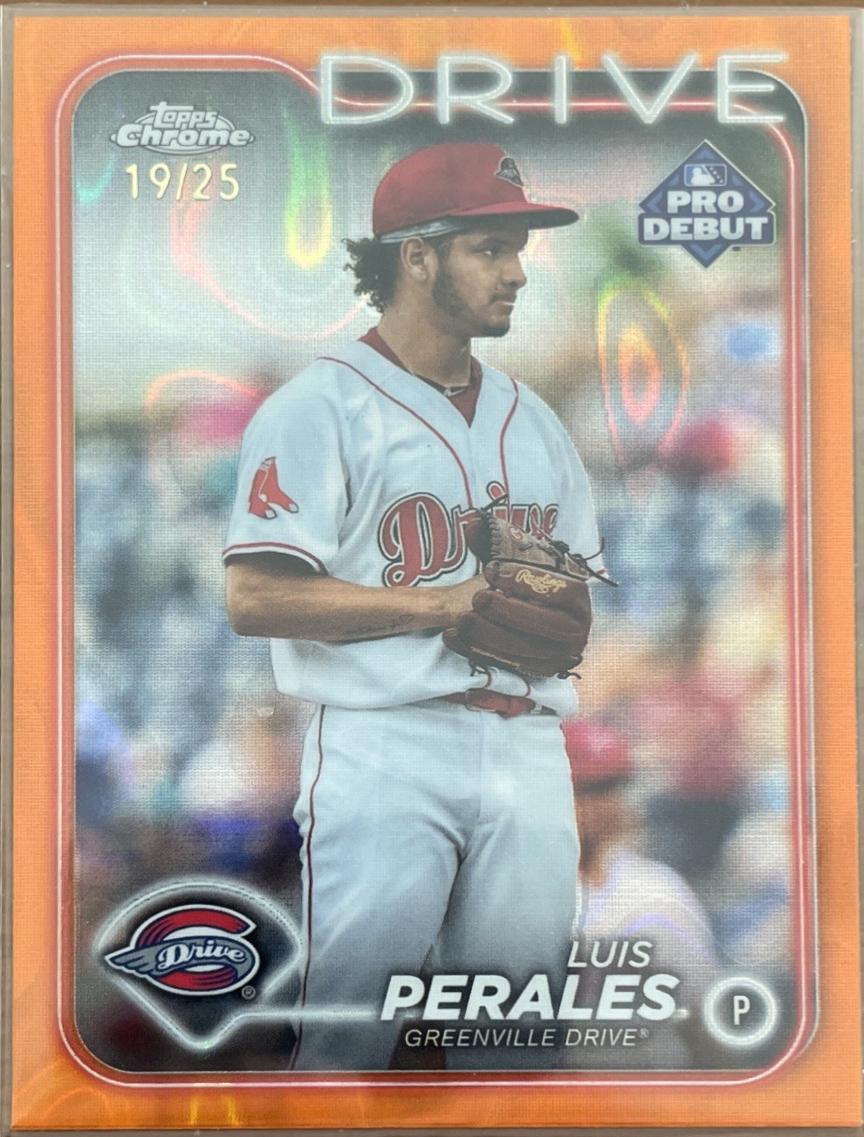 Luis Perales [Orange Lava Refractor] #PDC-43