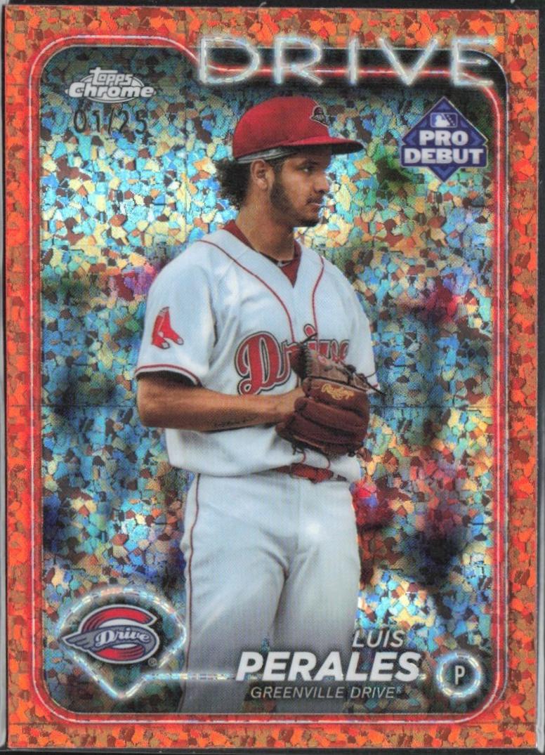 Luis Perales [Orange Mini-Diamond Refractor] #PDC-43