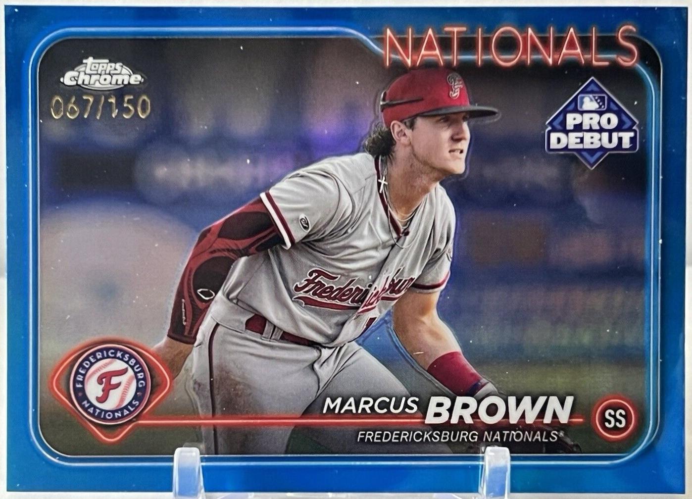 Marcus Brown [Blue Refractor] #PDC-108