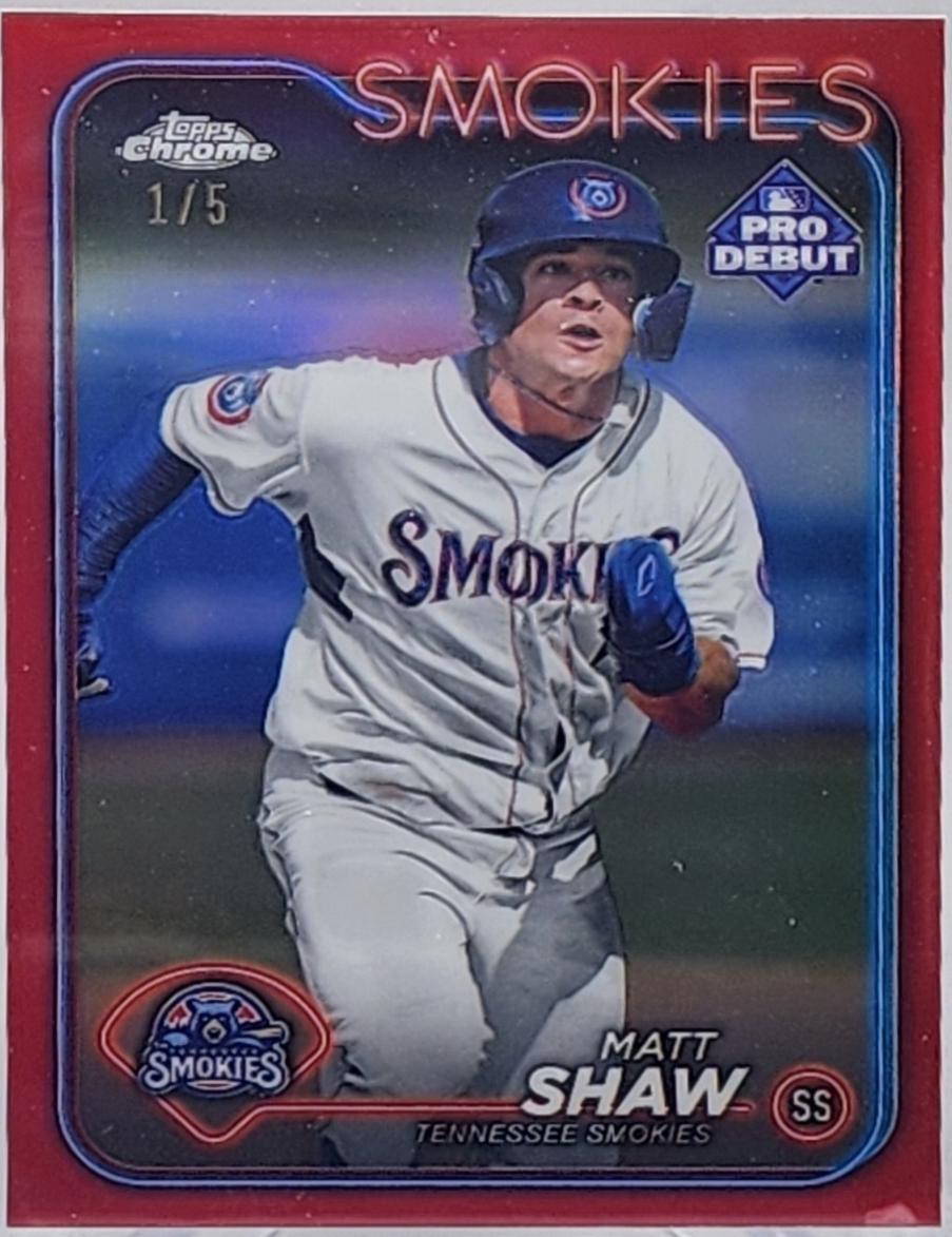 Matt Shaw [Red Refractor] #PDC-133