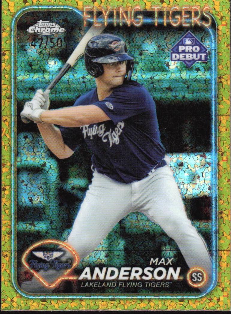Max Anderson [Gold Mini-Diamond Refractor] #PDC-173